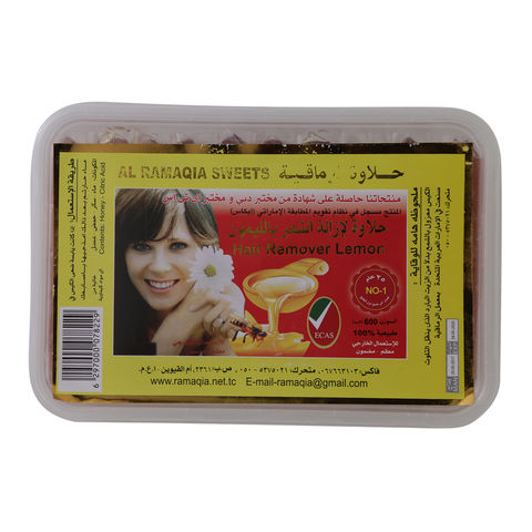 Al Ramaqia Sweets Hair Remover Lemon 600g