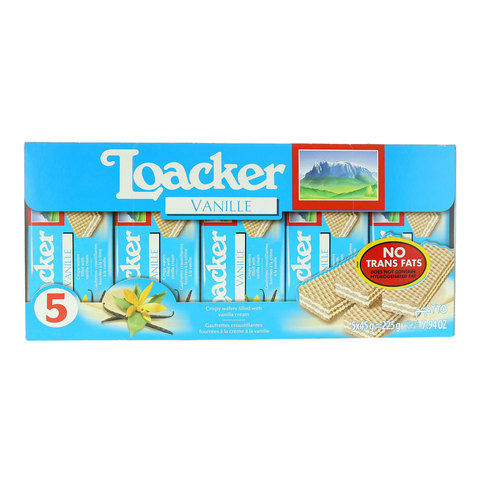 Loacker Vanille Crispy Wafers 225g