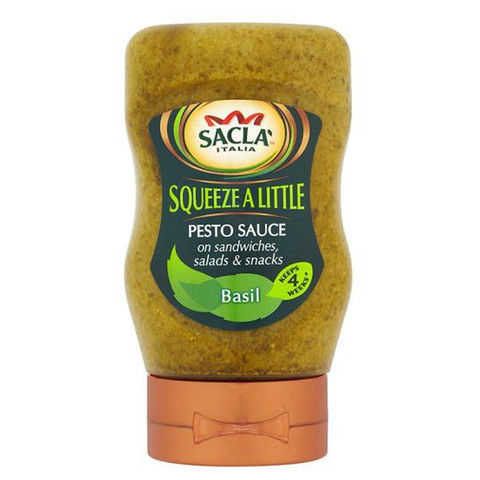 Sacla Italia Squeeze Basil Pesto Sauce 270g