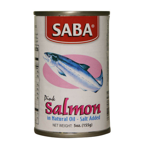 Saba Pink Salmon In Natural Oil 155g