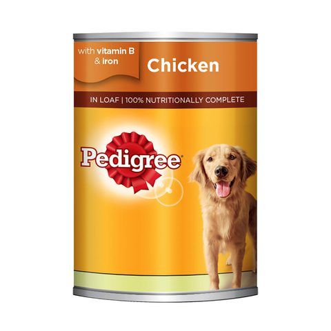 PEDIGREE® Chicken Loaf Wet Dog Food Can 400g