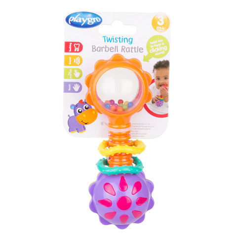 Playgro Twisting Barbell Rattle