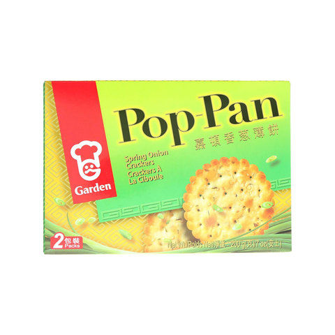 Garden Pop Pan Spring Onion Crackers 200g