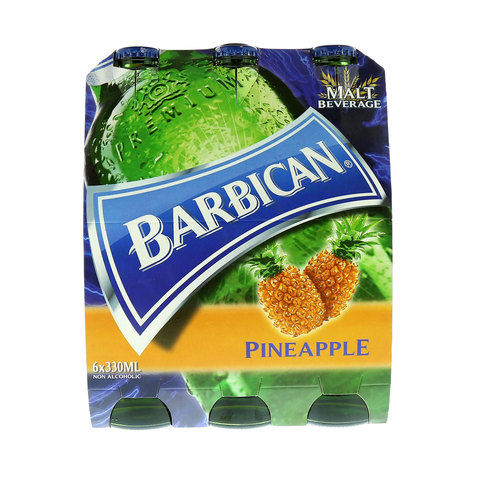 Barbican Pineapple Non Alcoholic Malt Beverage 330mlx6