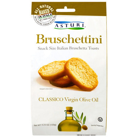 Asturi Bruschettini Classico Virgin Olive Oil Toasts 120 g