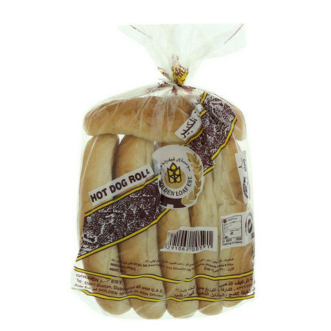 Golden Loaf Buns Hot Dog Roll 390g
