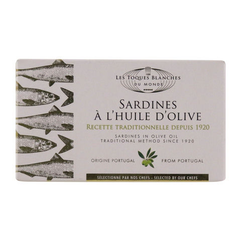 Les Toques Blanches Du Monde Sardines In Olive Oil 120g