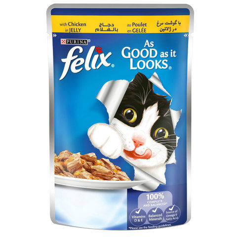 felix cat food 40 pouches