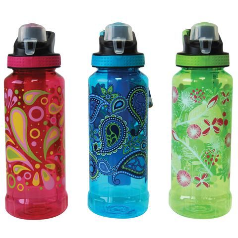 Coolgear Rigid Printed Water Bottle 1L