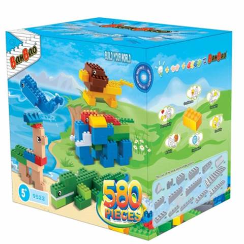 BANBAO CREATABLE BLOCKS BOX 580PCS