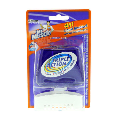 Mr Muscle 4In1 Lavender Liquid Rimblock 55ml
