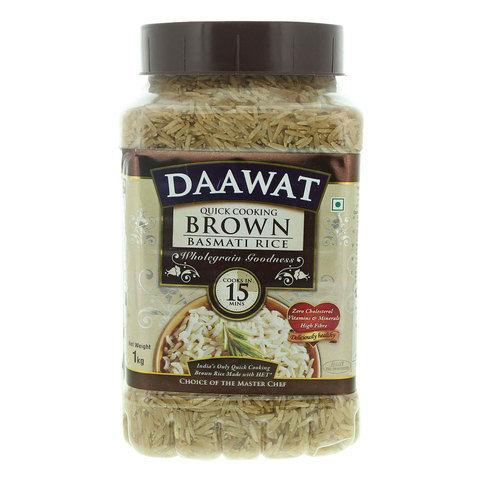 Daawat Quick Cooking Brown Basmati Rice 1kg