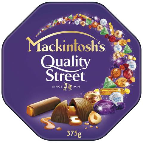 Mackintosh’s Quality Street Chocolate 375g Tin