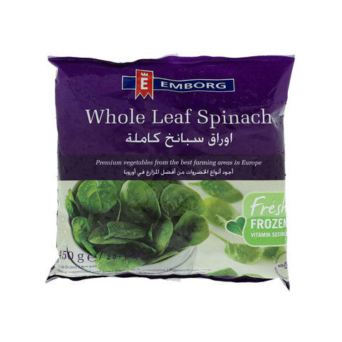 Emborg Whole Leaf Spinach 450g