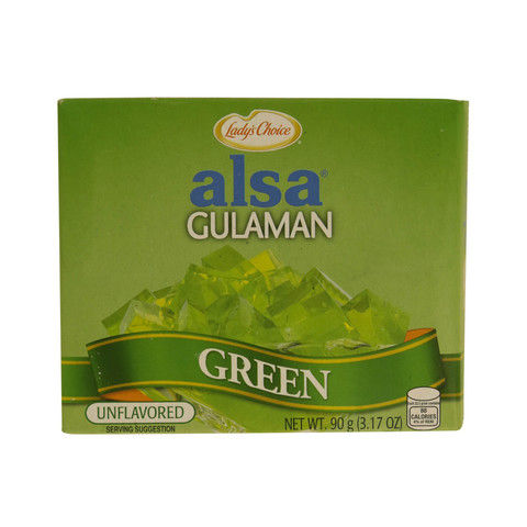 Lady's Choice Alsa Green Unflavored Gulaman 90g