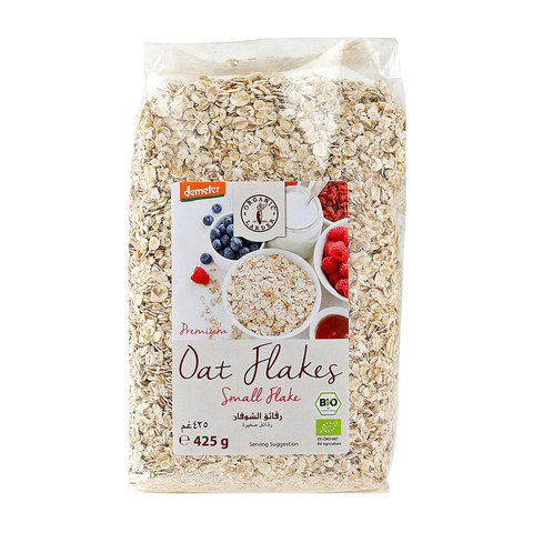 Organic Larder Demeter Oats Flakes Small 425g