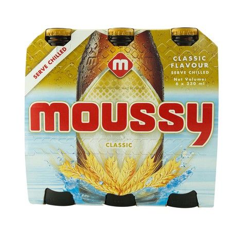 Moussy Non Alcoholic Malt Beverage Classic 330ml x6