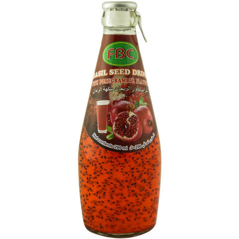 Fbc Basil Seed Drink With Pomegranate Flavour 290ml