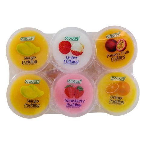 Cocon Pudding Assorted Flavour 118g x6