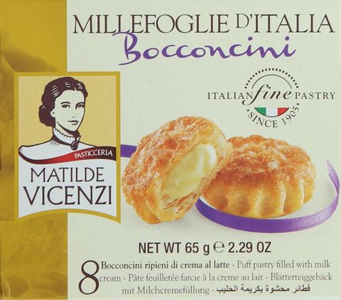 Matilde Vicenzi Bocconcini With Milk Cream 65g