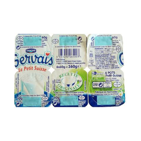 Danone Gervais Petit Suisse 60gx6