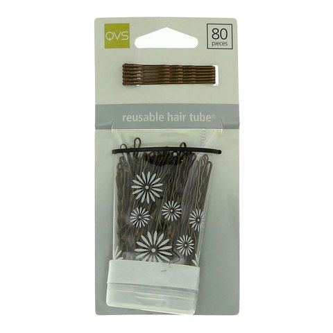 Qvs Brown Bobby Pins 80 Pieces