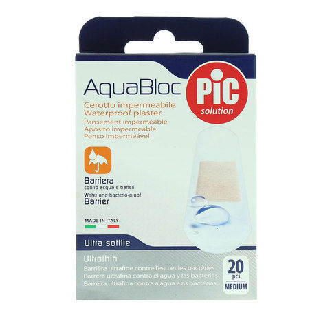 Pic AquaBloc Waterproof Plaster 20 Pieces