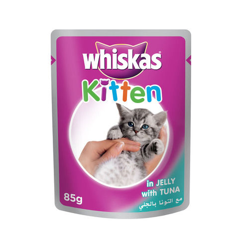 WHISKAS® In Jelly with Tuna Wet Cat Food Kitten Up to 1 year Pouch 85g