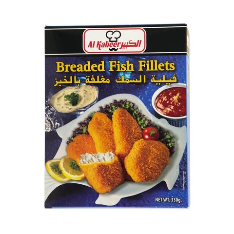 Al Kabeer Breaded Fish Fillets 330g