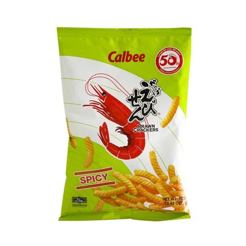 Calbee Prawn Crackers Spicy Flavored 70g