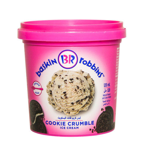Baskin Robins Cookie Crumble Ice Cream 120ml