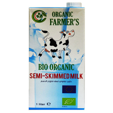 Bio Organic Semi Skimmed Milk 1l