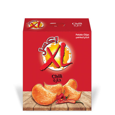 XL Potato Chips Hot 26gx14