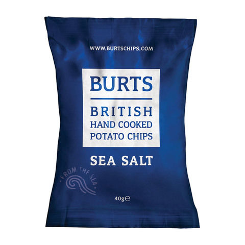 Burts British Hand Cooked Potato Chips Sea Salt 40g