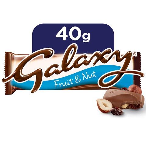 Galaxy® Fruit & Nut Chocolate Bar 40g