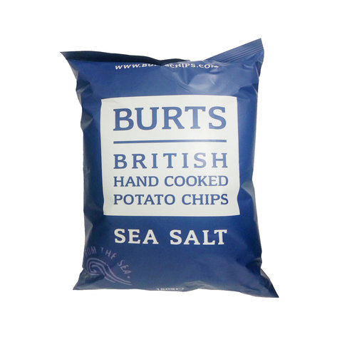 Burts British Hand Cooked Potato Chips Sea Salt 150g