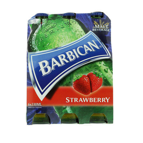 Barbican Strawberry Non Alcoholic Malt Beverage 330mlx6