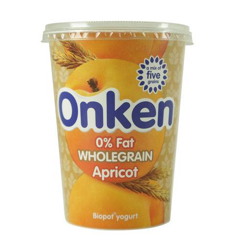 Onken 0% Fat Wholegrain Apricot Biopot Yogurt 450g