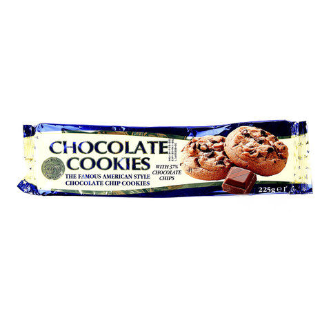 Merba Chocolate Cookies with Chocolate Chips 225g
