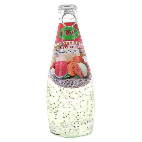 FBC Basil Seed Drink with Lychee Flavor 290ml