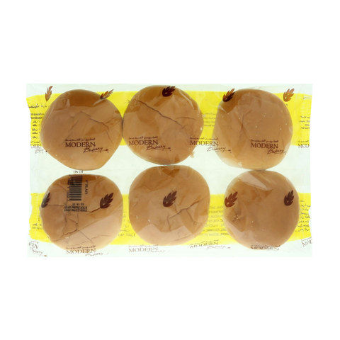 Modern Bakery Plain Burger Buns 6pcs