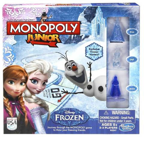 Hasbro Monopoly Junior Game Frozen
