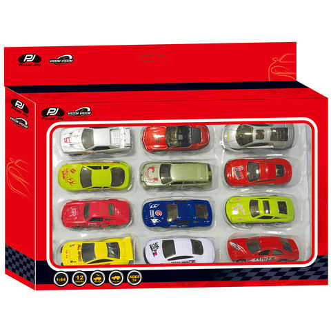 Power Joy Vroom Diecast Promopack 12In1 Assorted