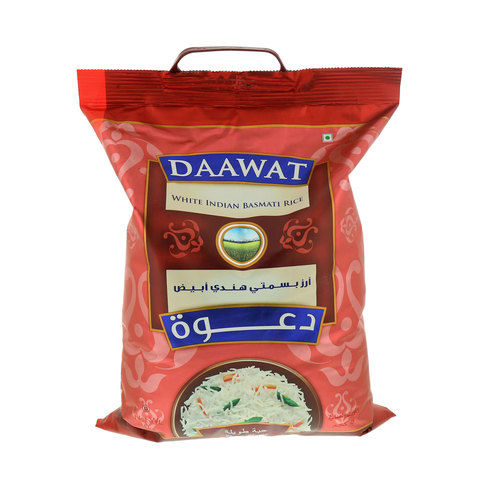 Daawat Long Grain White Indian Basmati Rice 5kg