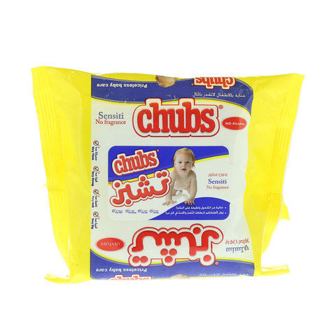 Chubs Sensiti No Fragrance 20 Wipes