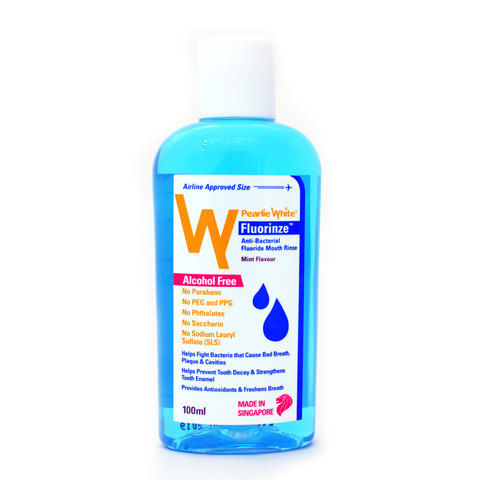 Pearlie White Fluorinze Mouthwash 100ml
