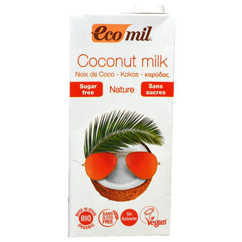 Ecomil Coconut Milk Sugar Free Bio 1L