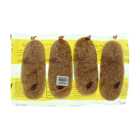 Modern Bakery Sandwich Buns with Sesame 4pcs