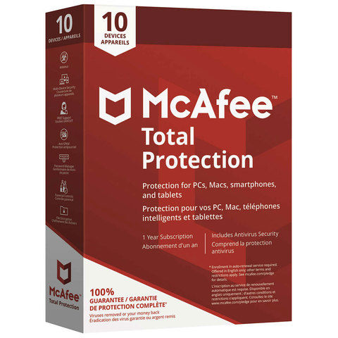 McAfee Total Protection 2018 10 Device