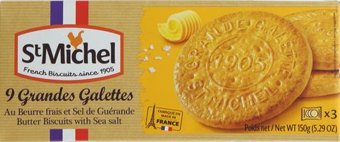 St. Michel Butter Bisucits Galettes with Sea Salt 150g